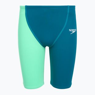 Children's swim jammers Speedo Endurance+ High Waist Jammer blue/green
