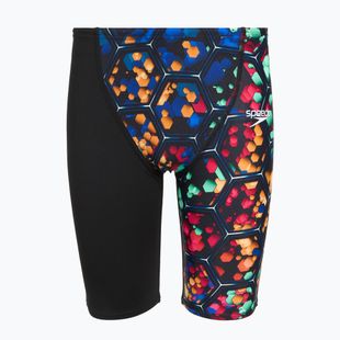 Children's swim jammers Speedo Endurance+ High Waist Jammer black/blue