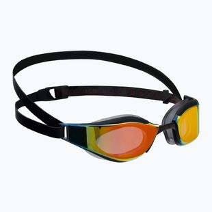 Speedo Fastskin Hyper Elite Mirror swim goggles black/oxid grey/fire gold 68-12818F977