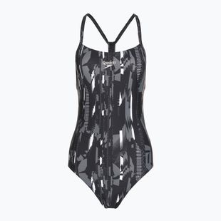 Speedo women's one-piece swimsuit Allover Rippleback black