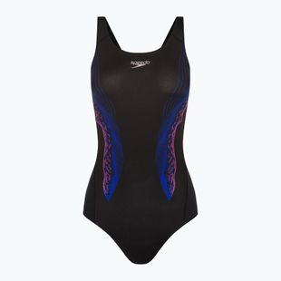 Speedo Placement Recordbreaker women's one-piece swimsuit black 68-09015G634