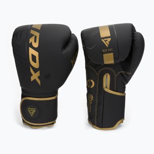 RDX F6 black/gold boxing gloves BGR-F6MGL