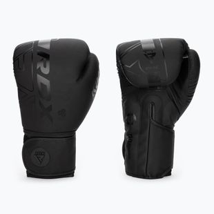 RDX F6 matte black boxing gloves
