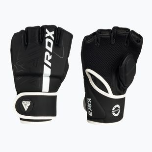 RDX F6 grappling gloves black and white GGR-F6MW