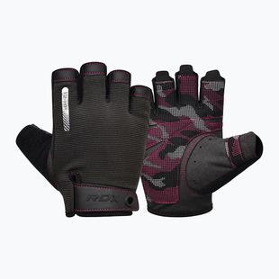 RDX T2 Half pink training gloves