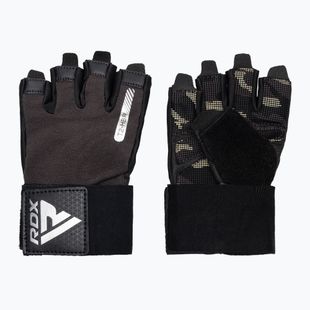 RDX T2 Half brown training gloves