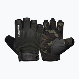 RDX T2 Half brown training gloves