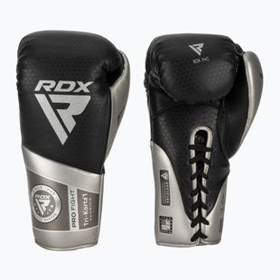 RDX K1 Mark Pro Fight Boxing gloves silver