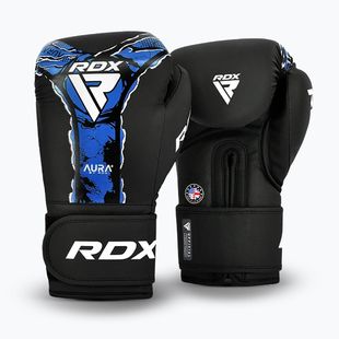 Boxing gloves RDX Boxing New Aura F17 black/blue