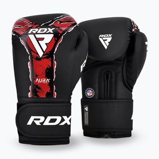 Boxing gloves RDX Boxing New Aura F17 black/red