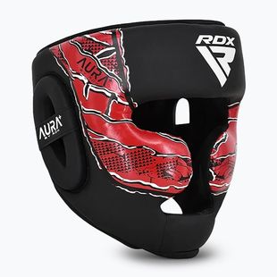 Boxing helmet RDX New Aura F17 Head black/red