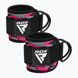 RDX A4 Ankle Hook Straps For Gym Cable Machine pink
