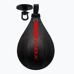 Boxing pearl RDX Speed Ball F6 + Swivel matte red