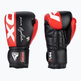 Women's boxing gloves RDX BGR-F4 red/black