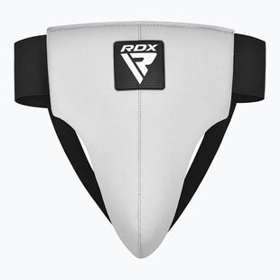 Men's RDX R1 Martial Arts Groin Guard white/black