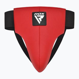 Men's RDX R1 Martial Arts Groin Guard red/black