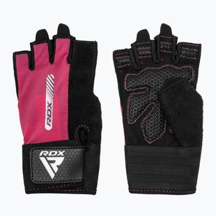 RDX Gym Workout Gloves W1 pink