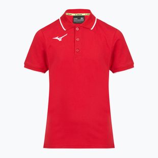Children's T-shirt Mizuno Polo red/white