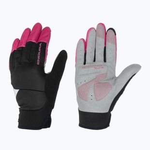 Women's cycling gloves Endura Windchill W cerise