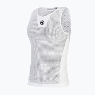 Men's cycling sweatshirt Endura Fishnet II Sleeveless Baselayer white