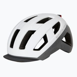 Endura Urban Luminite white bicycle helmet