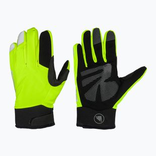 Men's cycling gloves Endura Strike bright yellow