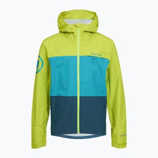 Men's cycling jacket Endura Singletrack II Waterproof lime green