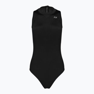 Women's one-piece swimsuit ZONE3 OWS Renew High Neck black