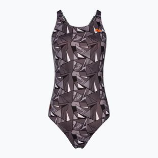 Women's one-piece swimsuit ZONE3 OWS Renew Classic black/white