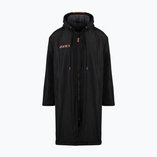 ZONE3 Recycled Robe Parka coat black/grey/orange