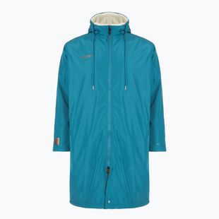 Coat ZONE3 Recycled Thermo-tech Robe Parka teal/copper