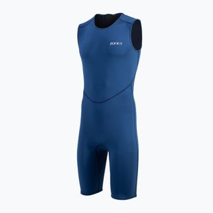 Men's swimming foam ZONE3 Yulex Kneeskin 1.5 mm navy/silver