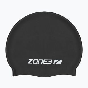 Swim cap ZONE3 Silicone Swim black