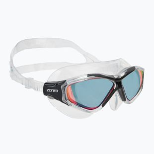 Swimming mask ZONE3 Vision Max rainbow mirror/black