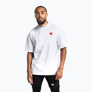Men's T-shirt Boxraw Boxing is Love Oversized White