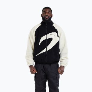 Men's jacket Boxraw Walker Sherpa black/cream