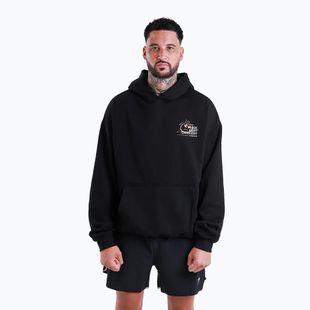 Men's sweatshirt BOXRAW Hook Right Goodnight Oversized Hoodie black