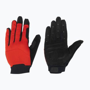 Endura Loop Full Finger cycling gloves flame red
