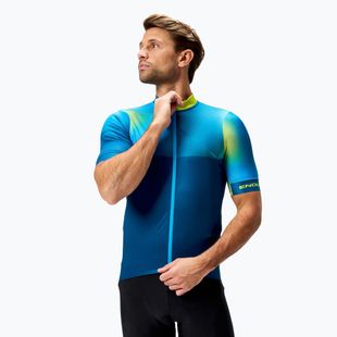 Endura Bitmap FS260 men's cycling jersey barra blue