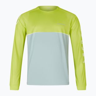 Men's Endura Core Printed lime green cycling longsleeve