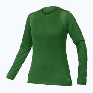 Women's cycling longsleeve Endura Singletrack W machair green