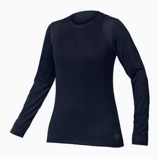 Women's cycling longsleeve Endura Singletrack midnight navy