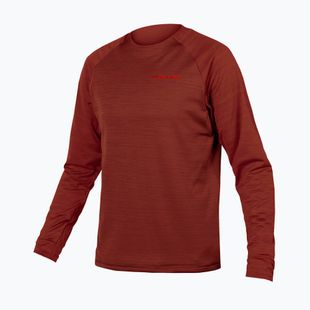 Men's Endura Singletrack Fleece brick cycling longsleeve