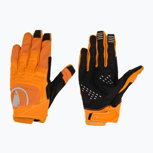 Men's cycling gloves Endura Singletrack II end orange