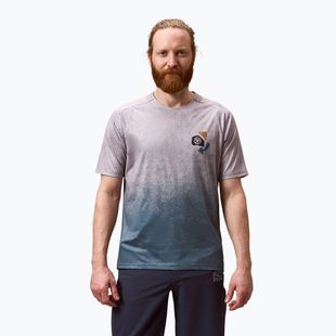 Men's cycling jersey Endura Singletrack Print titanium