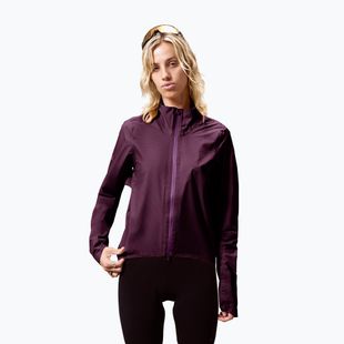Women's cycling jacket Endura Alltrack Race Cape black cherry