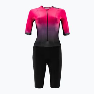 Women's Triathlon Suit HUUB Collective Tri Suit black/rose fade