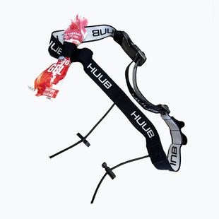 HUUB Number Belt - 4 Gels black