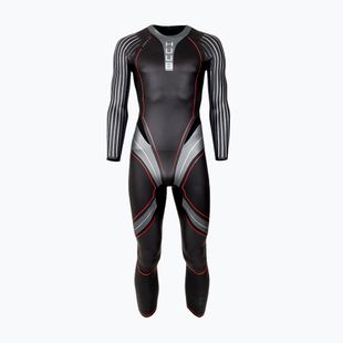Men's triathlon wetsuit HUUB Aegis XV 3:5 black/silver