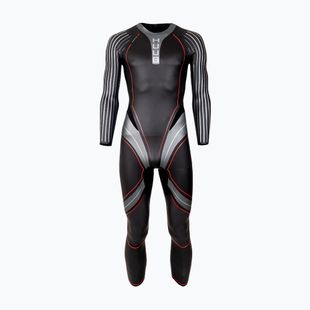 Men's triathlon wetsuit HUUB Aegis XV 3:5 black/red